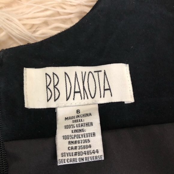 Retro style suede shift dress - Picture 6 of 6